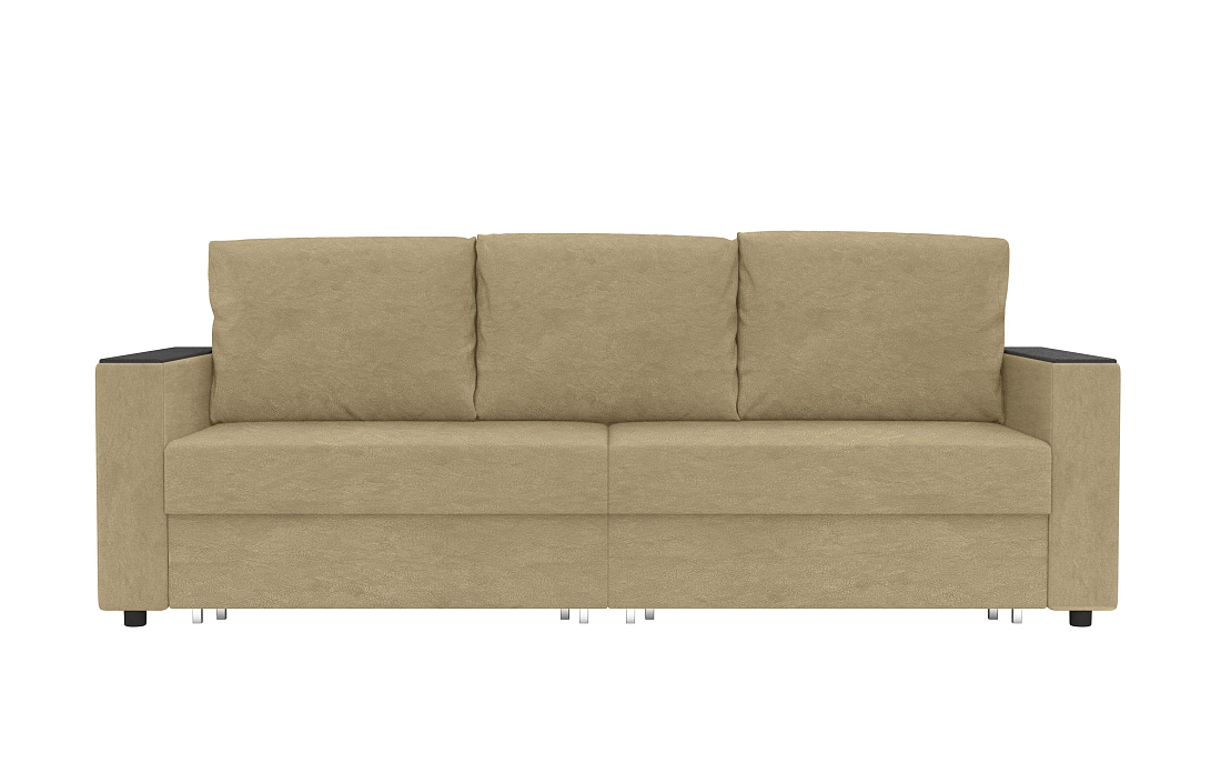 Гермес / Диван - кровать 3-х мест велюр милано беж